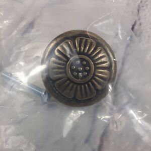 Liberty Hardware PN79604C-LAN-C, 1" 25.4mm, Flower Knob, Light Bronze, 5655